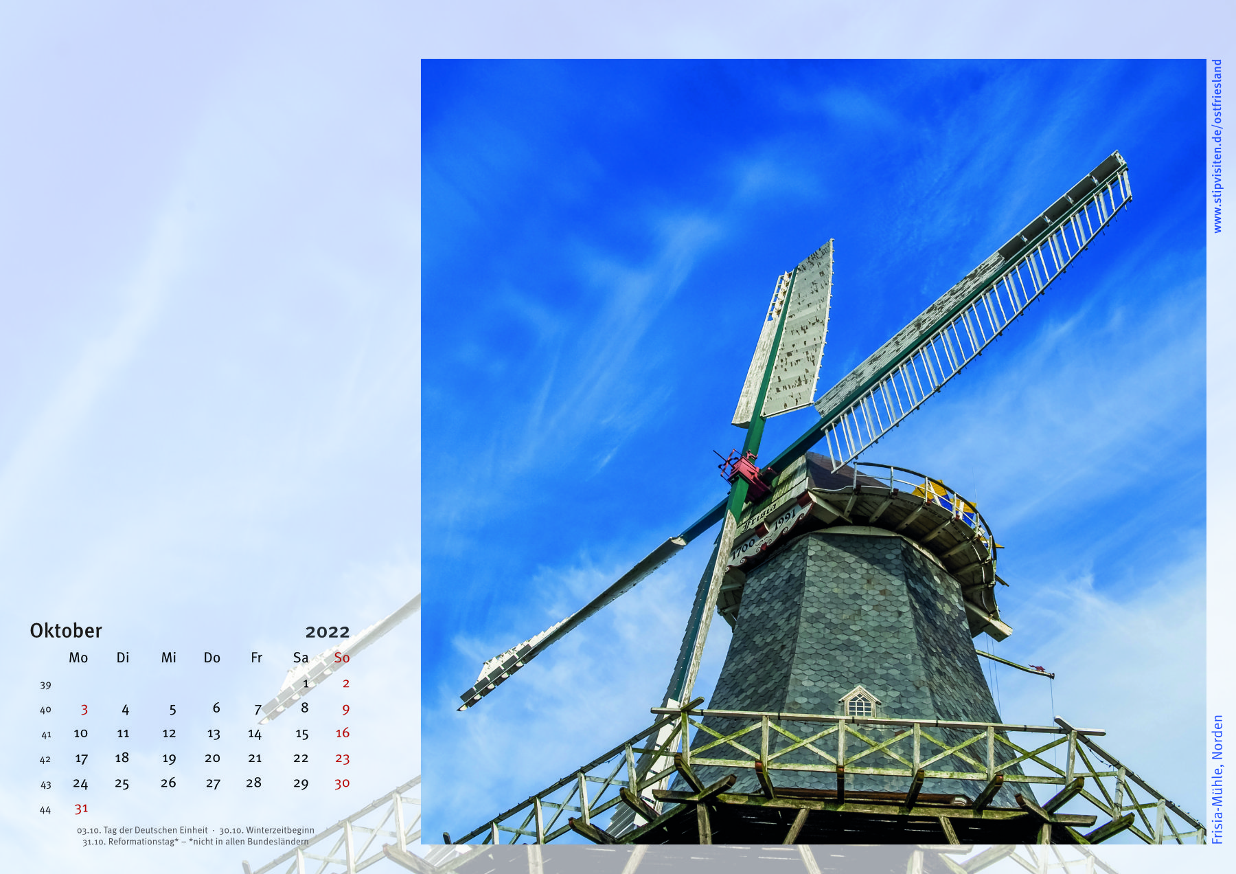 Kalender 2022 Ostfriesland Q